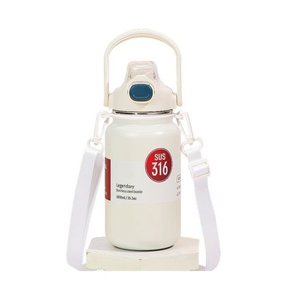 1300 ml διπλό τοίχωμα μπουκάλι νερού από ανοξείδωτο χάλυβα απομονωμένο κενό μπουκάλι ταξιδιωτικό tumbler