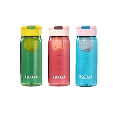 650 ml πλαστικό μπουκάλι νερού με τσάι με χερούλι για φοιτητή με κλίμακα