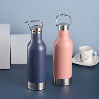 16oz Custom διπλό τοίχωμα από ανοξείδωτο χάλυβα μονωμένο μπουκάλι νερού