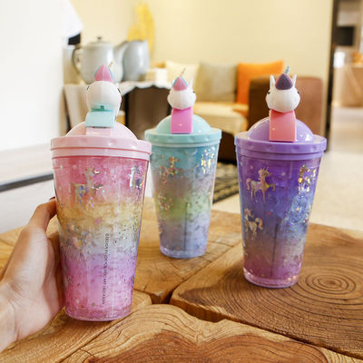 430 ml Πιεστικό καπάκι διπλά στρώμα ψυγείο Tumbler για μπουκάλια νερού καλοκαίρι