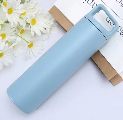 480ml/600ml Ατσάλινο Θερμό μπουκάλι Διπλό τοίχωμα Custom Logo Φορητό Ταξιδιωτικό Φοιτητικό Ζεστό Κετάλι