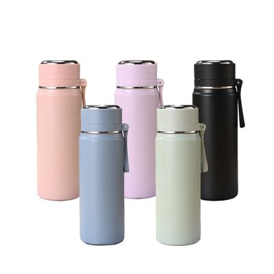 Προσαρμοσμένο λογότυπο 500ml 316 φλιτζάνι νερού από ανοξείδωτο χάλυβα για στεγανό και μονωμένο γυμναστήριο
