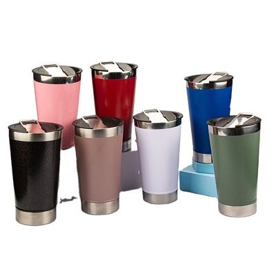 Ατσάλι αδιάβροχο Vacuum Tumbler Cups ιδανικό για κάμπινγκ Κρατά τα ποτά ζεστά κρύα 12-24 ώρες