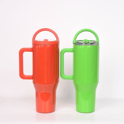 Μπουκάλι νερού από ανοξείδωτο χάλυβα 40oz Tumbler με καπάκια χειριστή και οικολογικό πλεονέκτημα