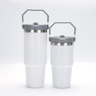 20oz 30oz από ανοξείδωτο χάλυβα Custom Logo Θερμός μπουκάλι με κάλυμμα και λαβή OEM / ODM αποδεκτό