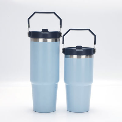 20oz 30oz από ανοξείδωτο χάλυβα Custom Logo Θερμός μπουκάλι με κάλυμμα και λαβή OEM / ODM αποδεκτό