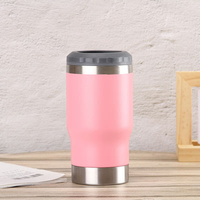 14oz Πολυχρωματικές κρύες κονσέρβες Ατμομόνωση Απομονωμένη ψύκτη μπύρας με αμερικανικό στυλ σχεδιασμό
