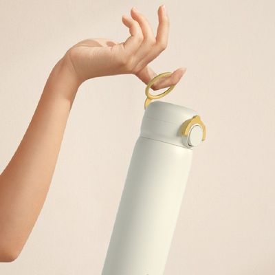 450ml Θερμόζες από ανοξείδωτο χάλυβα Κύπελλο για γυναίκες Αειφόρο και χαριτωμένο φορητό κύπελλο νερού