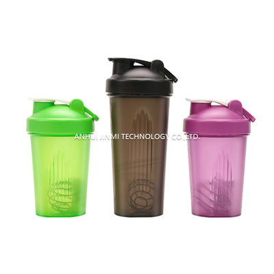 600ml Φιταριστικό πλαστικό μαύρο γυμναστήριο μπλέντερ κούπα για αθλητικά υδατοασφαλής σχεδιασμός