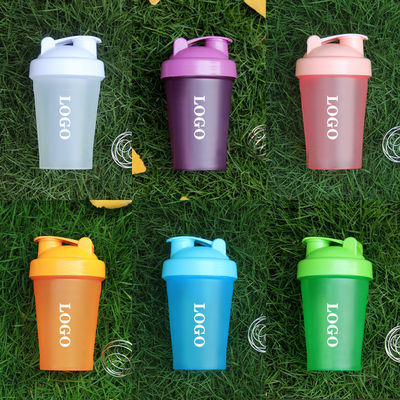 400 ml Φιταριστικό πλαστικό μαύρο γυμναστήριο Blender Shaker Cup Protein Shaker μπουκάλι για πολυσχείς