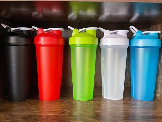 400 ml Φιταριστικό πλαστικό μαύρο γυμναστήριο Blender Shaker Cup Protein Shaker μπουκάλι για πολυσχείς