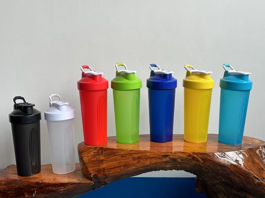 400 ml Φιταριστικό πλαστικό μαύρο γυμναστήριο Blender Shaker Cup Protein Shaker μπουκάλι για πολυσχείς