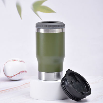 14oz διπλό τείχος μπύρα κούπα με ανοιχτήρα μπουκαλιών Η απόλυτη ανοξείδωτο χάλυβα ψυγείο μπύρας