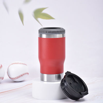 14oz διπλό τείχος μπύρα κούπα με ανοιχτήρα μπουκαλιών Η απόλυτη ανοξείδωτο χάλυβα ψυγείο μπύρας