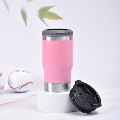 14oz διπλό τείχος μπύρα κούπα με ανοιχτήρα μπουκαλιών Η απόλυτη ανοξείδωτο χάλυβα ψυγείο μπύρας