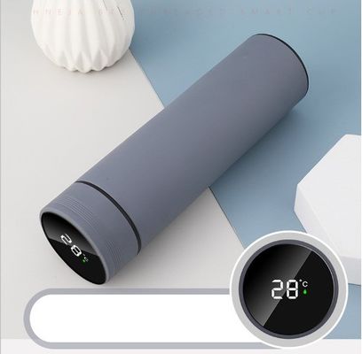 Πιο δημοφιλές Προσαρμοσμένο λογότυπο Vakuum Flask Stainless Steel Led Thermo Bottle Κανονικός τύπος μπουκαλιού
