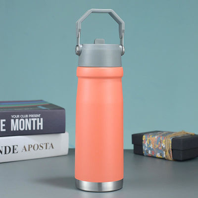 500 ml/650 ml Ατσάλινο Φιαλίδιο κενού Μεταφορτώσιμο εξωτερικό αθλητικό ποτό με λαβή