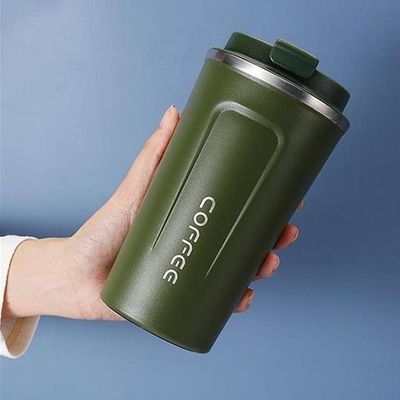 500 ml από ανοξείδωτο χάλυβα Ατμομόνωση ταξιδιωτικό φλιτζάνι καφέ για το εστιατόριο Home Office
