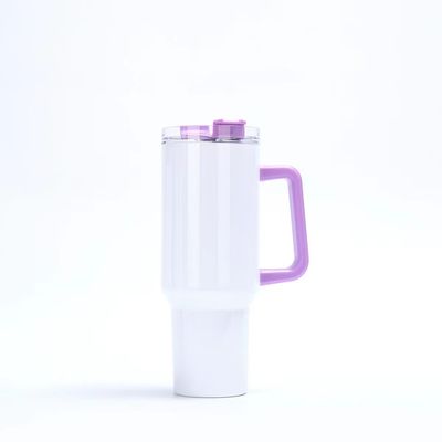 40oz Tumbler με λαβή και καπάκι άξονα Tumblers χρώμα ποτήρια αυτοκινήτου για την εργασία
