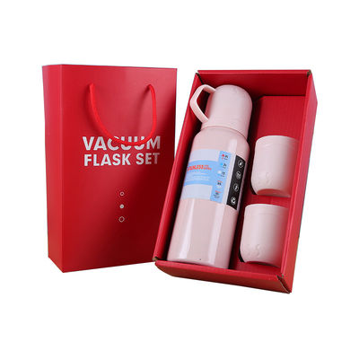 Προσαρμόσιμο Logo Drinkware Set με 304 ανοξείδωτο χάλυβα Vakuum Isolated Cup και 3 κάλυμμα
