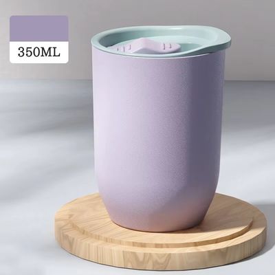 12oz οικολογικά φιλικά AS πλαστικά φλιτζάνια καφέ για σύγχρονα αξεσουάρ σχεδιασμού με άχυρο
