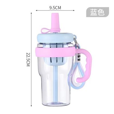 Μινιμαλιστικό στυλ σχεδιασμού 680ml πλαστικό μπουκάλι για εξωτερικούς αθλήματα και αποτελεσματικότητα ταξιδιού