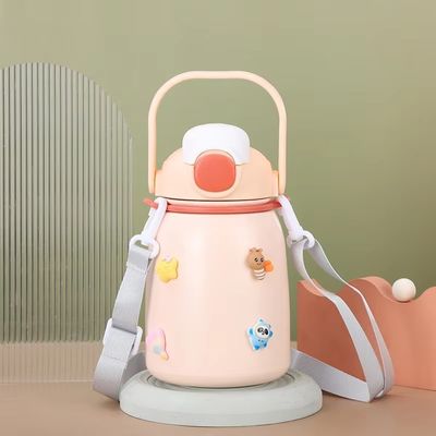 Προσαρμοσμένο λογότυπο 800ml Big Belly Cup Απομονωμένο μπουκάλι νερού από ανοξείδωτο χάλυβα για παιδιά