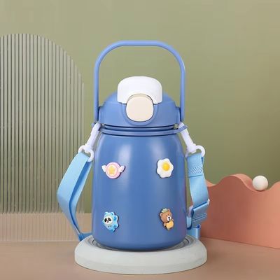 Προσαρμοσμένο λογότυπο 800ml Big Belly Cup Απομονωμένο μπουκάλι νερού από ανοξείδωτο χάλυβα για παιδιά