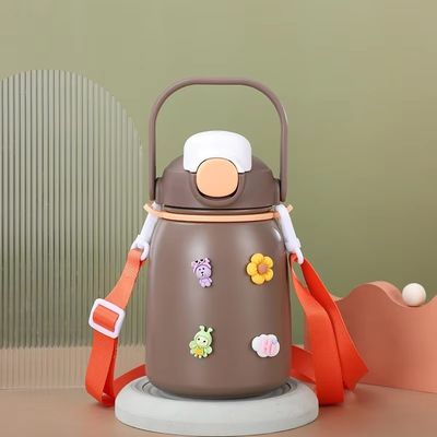 Προσαρμοσμένο λογότυπο 800ml Big Belly Cup Απομονωμένο μπουκάλι νερού από ανοξείδωτο χάλυβα για παιδιά