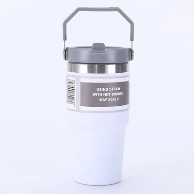 Ατσάλινο καφέ tumbler με λαβή Custom Logo tumblers 20 Oz 30 Oz 1 κομμάτι