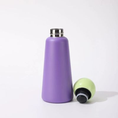 Χρωματιστά 350ml/500ml Προσαρμοσμένο από ανοξείδωτο χάλυβα Απομονωμένο Κύπελλο Διαρροές Δύο τοίχος