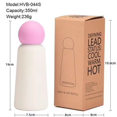 304 Ατσάλινο Κύπελλο Θερμό με χωρητικότητα 350 ml και διπλή τοιχομότητα κενού