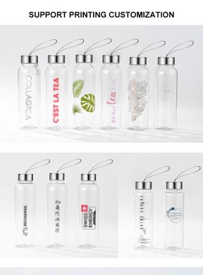 Άμεση κατανάλωση 300ml 400ml 600ml πλαστικό μπουκάλι χωρίς BPA για εξωτερικούς αθλητικούς αγώνες και ταξίδια