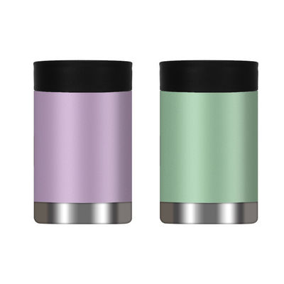 12oz διπλές τοίχοι από ανοξείδωτο χάλυβα κουτάκι ψύκτη μπύρα φλιτζάνι ψύκτη κενού χειραψία Στυλ σχεδιασμού