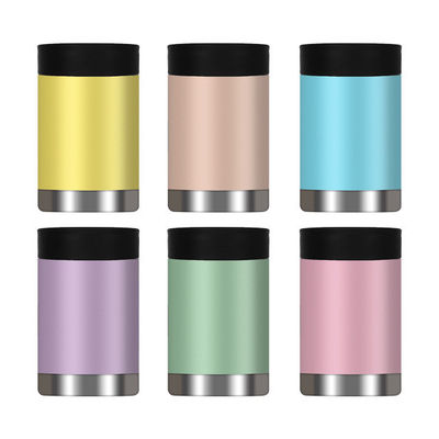 Χάλυβα από ανοξείδωτο χάλυβα Custom Logo Metal Double Wall Isolated Can Cooler για γραφείο / αυτοκίνητο / σπίτι