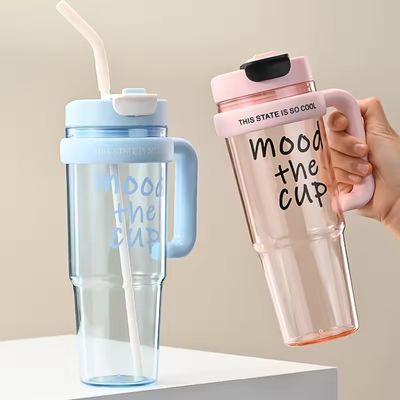 Πλαστικό φλιτζάνι νερού 900ml BPA δωρεάν μπουκάλι ψεκασμού για κορίτσια εξωτερικά αθλήματα και ταξίδια