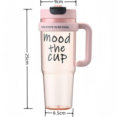 Πλαστικό φλιτζάνι νερού 900ml BPA δωρεάν μπουκάλι ψεκασμού για κορίτσια εξωτερικά αθλήματα και ταξίδια