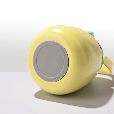Λευκό μπουκάλι μονωμένα tumblers για γυναίκες 450ml διπλό τοίχωμα Cute Cartoon παιδιά φορητό