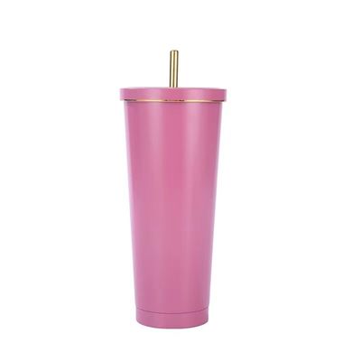 Ζεστό 304 Ατσάλι Straw Cup Μεγάλη χωρητικότητα κενό καφέ κύπελλο με προσαρμοσμένο χρώμα