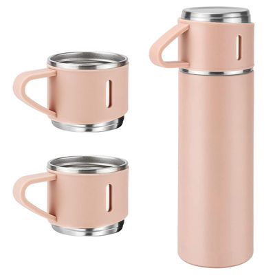 Εγκατάσταση φιαλίδας κενού 500ml Εργατικό δώρο ταξιδιωτικό κύπελλο κύπελλο διπλό τοίχωμα φιάλη από ανοξείδωτο χάλυβα
