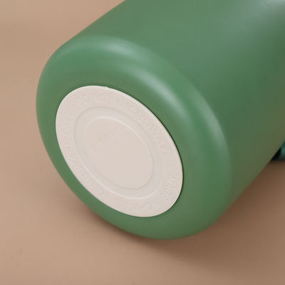Σχεδιασμός καρτούν 800ml Ατσάλινο Καφέ Ταξιδιωτικό Vakuum Φιαλίδιο Κύπελλο με ιμάντα και άχυρο