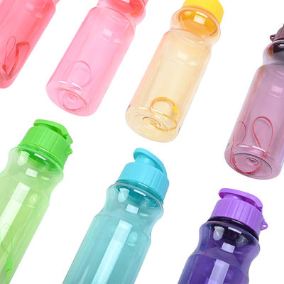 500ml Custom Logo BPA Απαλλαγμένα πλαστικά μπουκάλια νερού με ιμάντα για βιώσιμο τρόπο ζωής