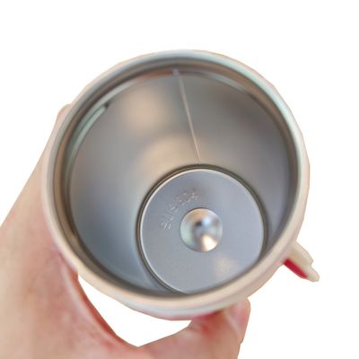420 ml Ατσάλινο Κουβαλάρι Νερού Φλάσκα Κενού Διπλό Τοίχωμα Απομονωμένο Μπουκάλι Ταξιδιωτικό Κύπελλο Καφέ Με Κεπάκι Κεφαλαίου