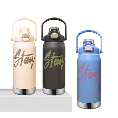 Ατσάλινο Βακούμι μπουκάλι νερού Custom Logo Sublimation μονωμένο αθλητικό ατσάλι μπουκάλι
