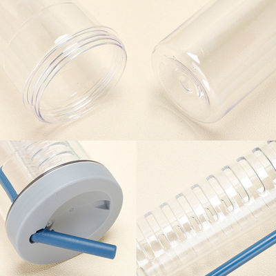 800 ml πλαστικό εξωτερικά αθλήματα άχυρο χυμό μπουκάλι πόσιμου νερού κύπελλο με προσαρμοσμένο λογότυπο