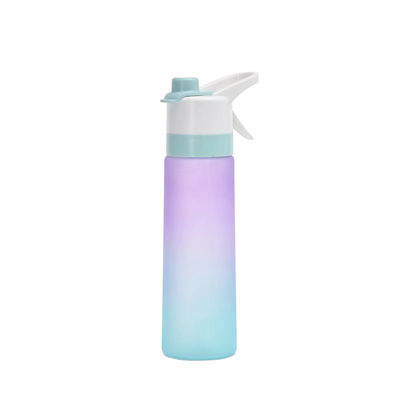 25oz BPA δωρεάν διαρροή Proof Αθλητικό ψεκασμό πλαστικό μπουκάλι νερού με ψεκασμό ομίχλη συνεχής