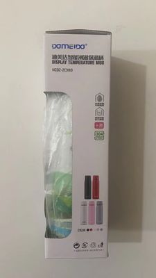 Φορητή 380ml LED θερμοκρασία οθόνη έξυπνο μπουκάλι για εξωτερικά ταξίδια κατασκήνωση πεζοπορία