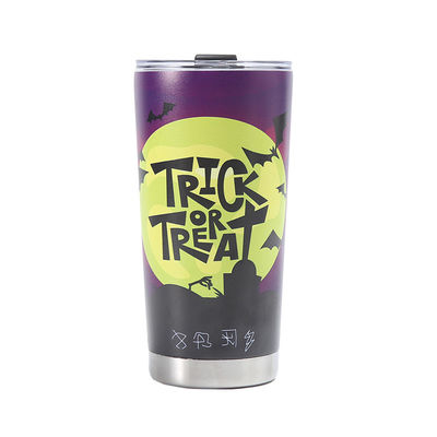 20oz τρισδιάστατο τυπωμένο ίσιο ψυγείο από ανοξείδωτο χάλυβα Ιδανικό για καφέ, τσάι μπύρα και νερό