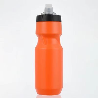 Προσαρμοσμένο λογότυπο Αποδεκτό 700ml PE πλαστικό αθλητικό μπουκάλι νερού με κάλυψη σκόνης