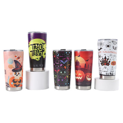 304 από ανοξείδωτο χάλυβα 20oz χωρητικότητα Halloween Design 3D τυπωμένο αυτοκίνητο μπύρα τερμό